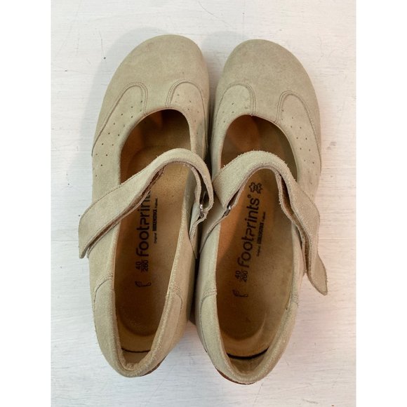 Footprints By Birkenstock Sage Green Mary Jane Style EU Size 40 - Picture 3 of 9